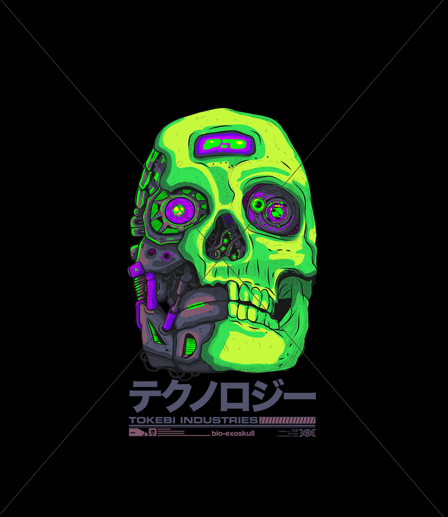 Tokebi Skull Art - Terminator - Independent brand