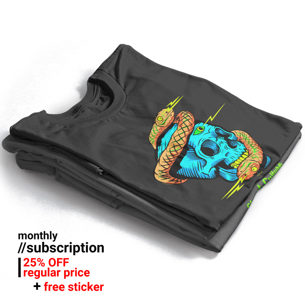 skull t-shirt subscription - Tokebi Skulls