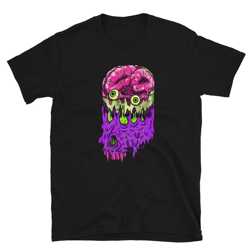 Melty Skull Short-Sleeve Unisex T-Shirt